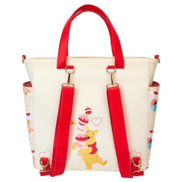NWT Winnie The Pooh Valentines Day Tote - Picture 3 of 5
